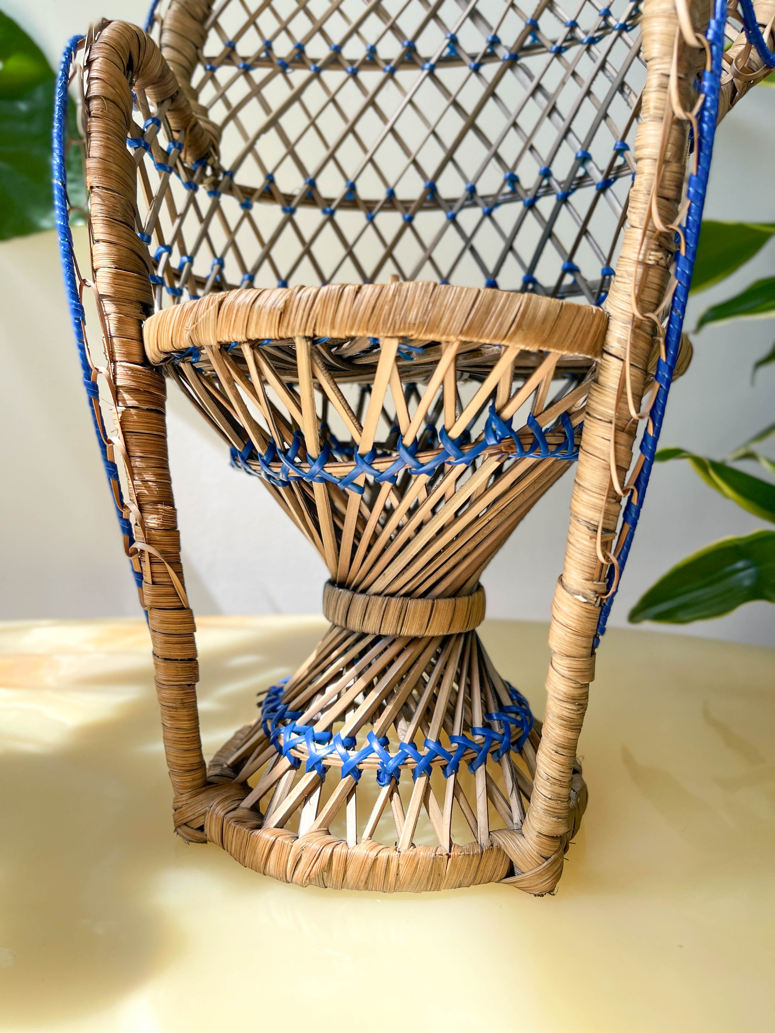 Emmanuelle rattan armchair for dolls