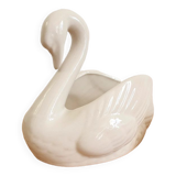 Ceramic swan pot cover
