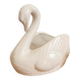 Ceramic swan pot cover
