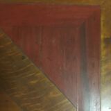 Coffee table with oak bottle and glass storage