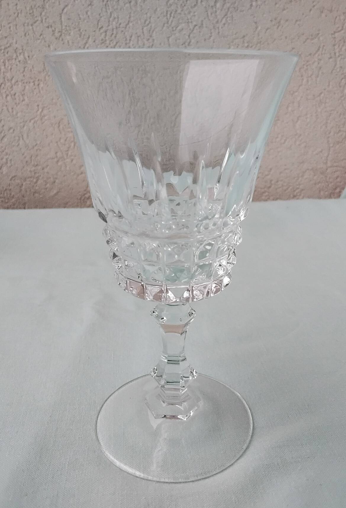 Crystal footed glasses