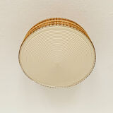 Wicker ceiling lamp