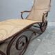 Chaise longue 1900 bois courbé