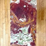 Marble and brass coffee table