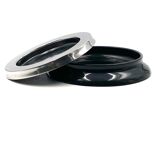 Sergio Asti, mod.4635 black ashtray / catchall, Kartell Italy 1967