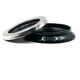 Sergio Asti, mod.4635 black ashtray / catchall, Kartell Italy 1967