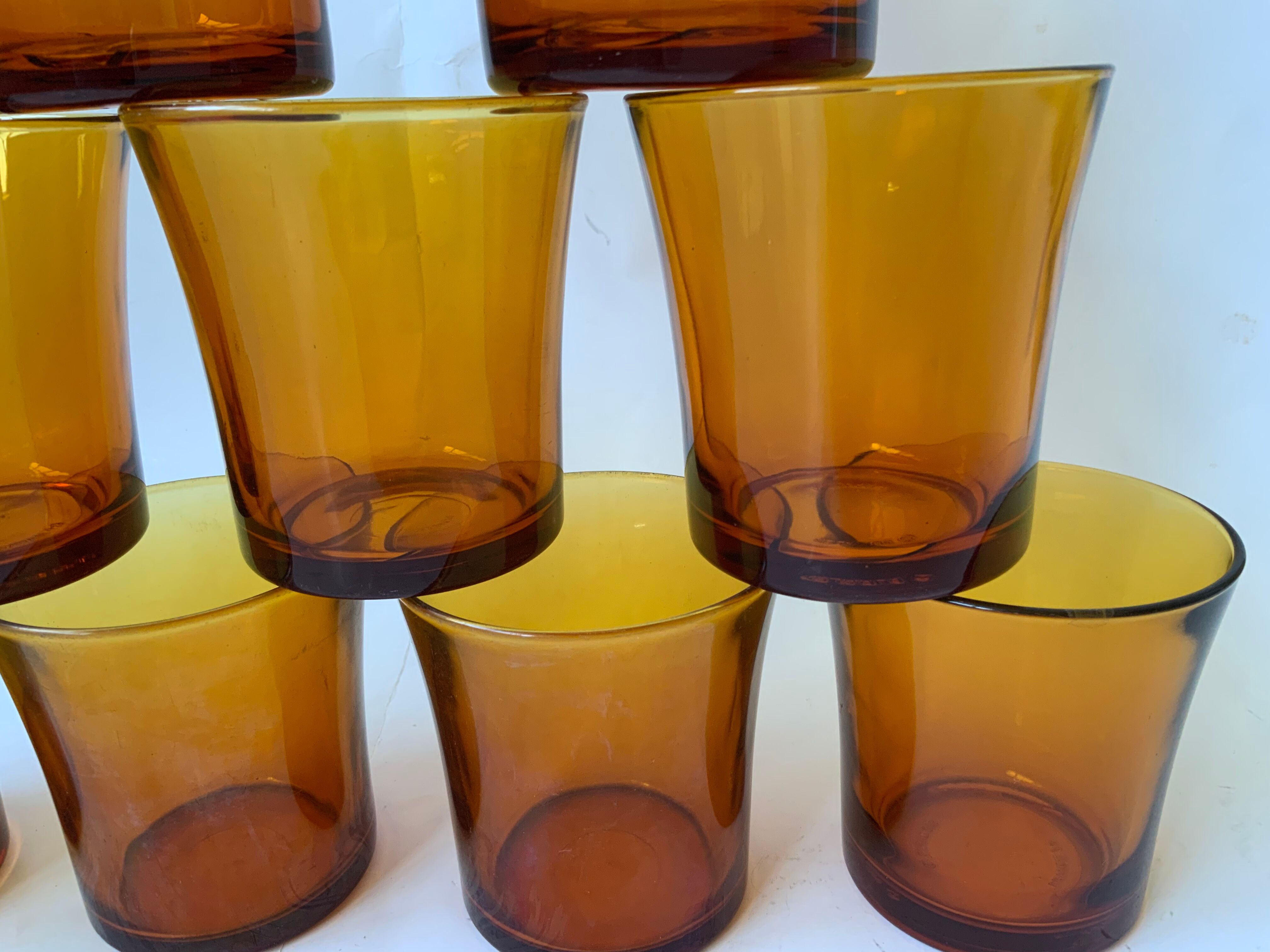Verres ambres