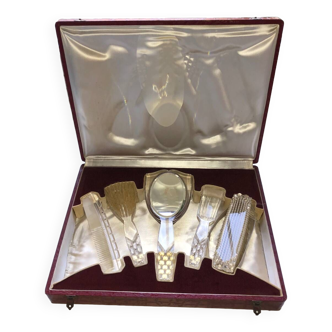 Art deco toiletry set