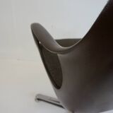 Set of 5 Chromcraft office armchairs