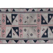 Vintage Turkish Oushak Rug Handwoven 119x330 cm