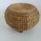 Tabouret en jonc et bambou 1970 1980