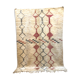 Old Berber carpet Marmoucha with pink and black patterns 2,82x2,11m