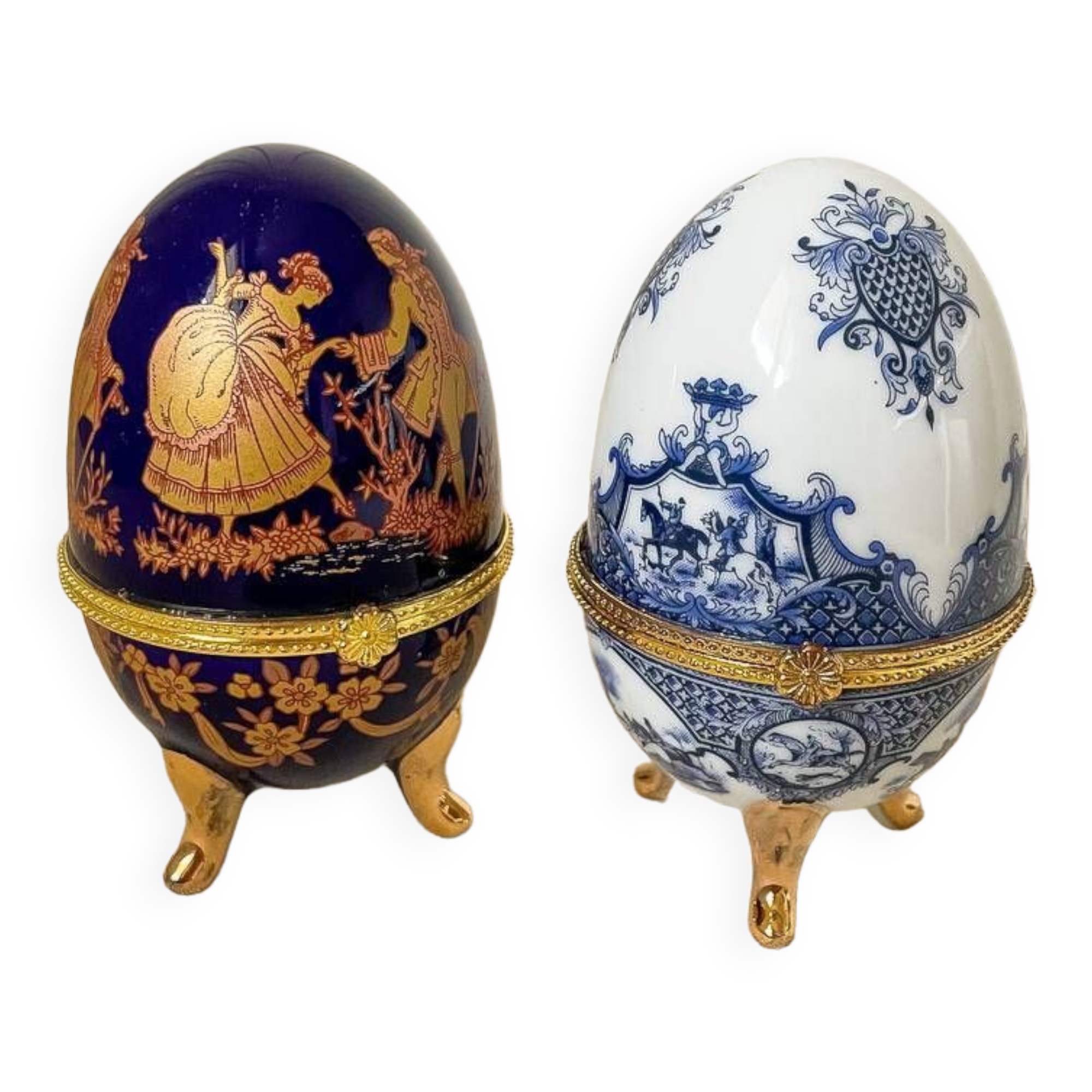 Porcelain Eggs Jewelry Box