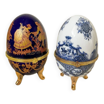 Porcelain Eggs Jewelry Box