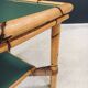 Mediterranean Bamboo Side Table in the style of Audoux Minet, France, 1950s