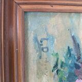Lot of oils on cardboard