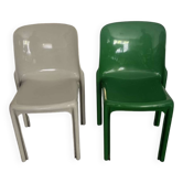 – Pair of original Selene chairs by Vico Magistretti for Artemide (196