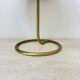 Vintage Mushroom table lamp with gold metal base , 1970s