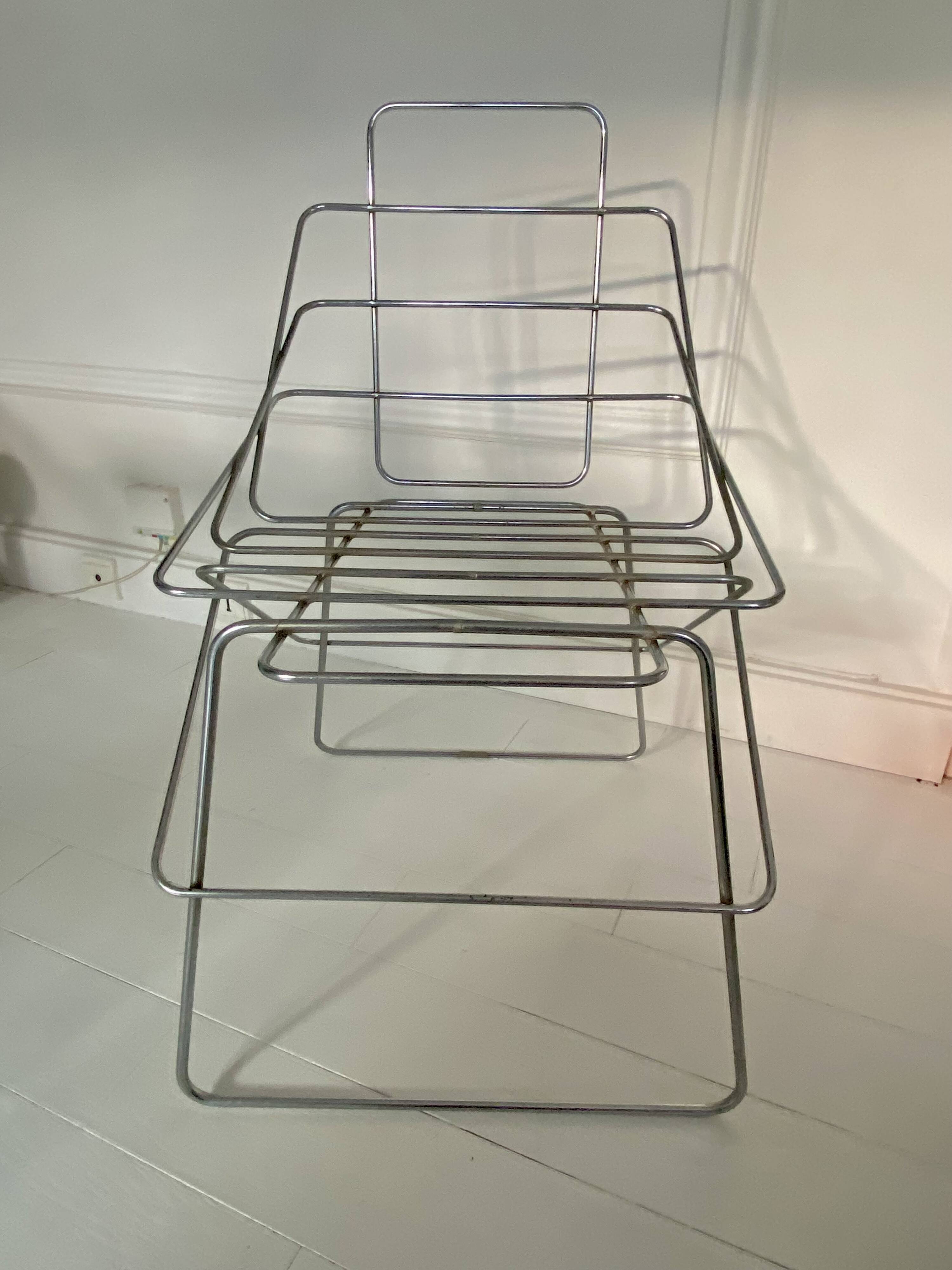 Chaise d'Enzo Mari. Fabriquée par Driade en 1972 . (Edition originale)
