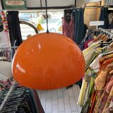 Space Age orange pendant light 1970