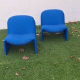 Pair of "Alky" armchairs by Giancarlo Piretti for artifort