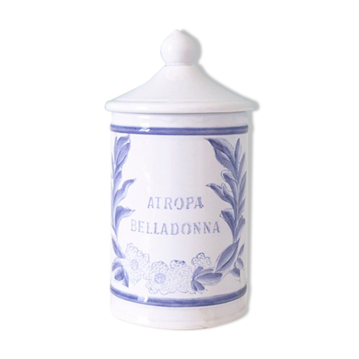 Pharmacy pot Digitalis faïenceire de Longchamp