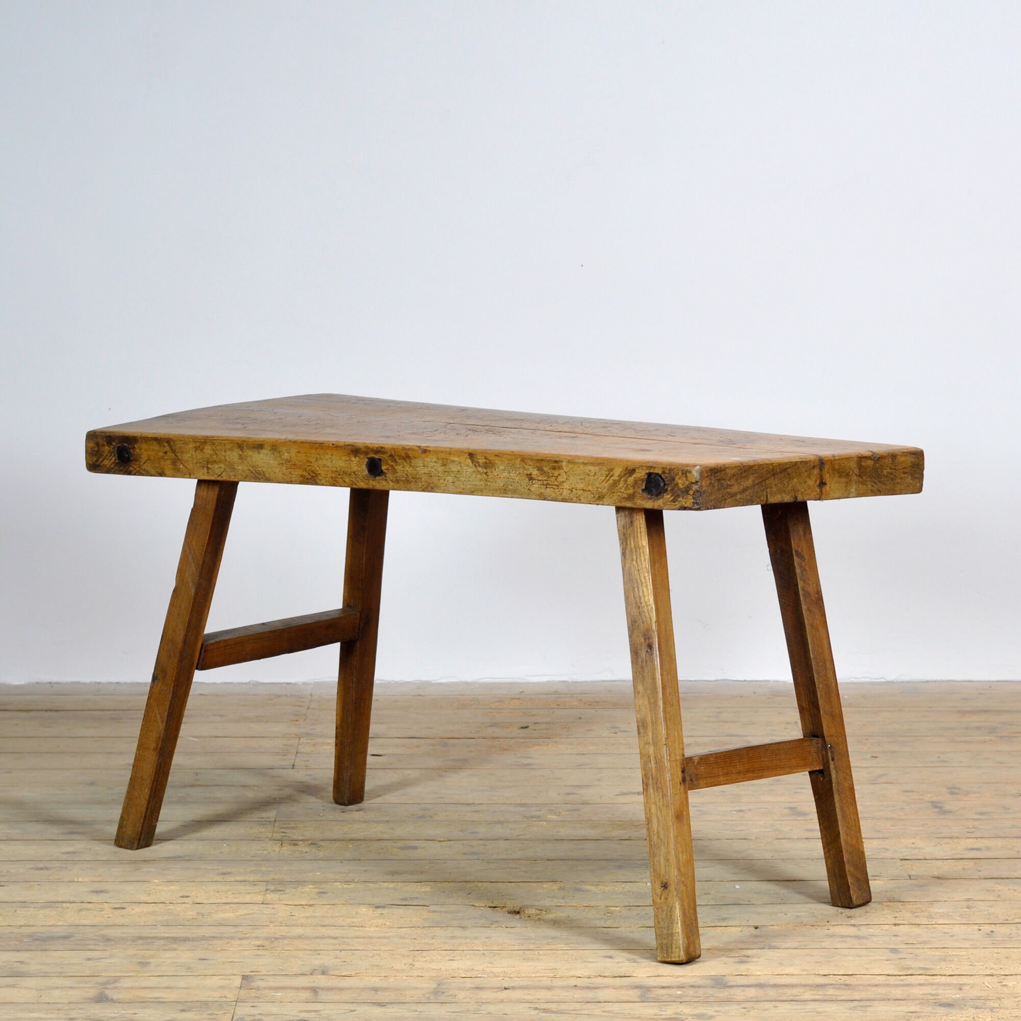 Table de boucher en chêne, vers 1920