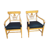 Pair of Victorian-style armchairs