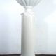 Tommaso Barbi Oversized White Ceramic Vase and Column, Italy 1970