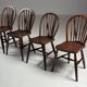 Set of 4 Windsor dining chairs