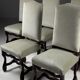 Set of 6 Os de Mouton chairs