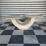 Table basse italienne en travertin