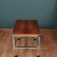 Table mobile avec plateau en palissandre