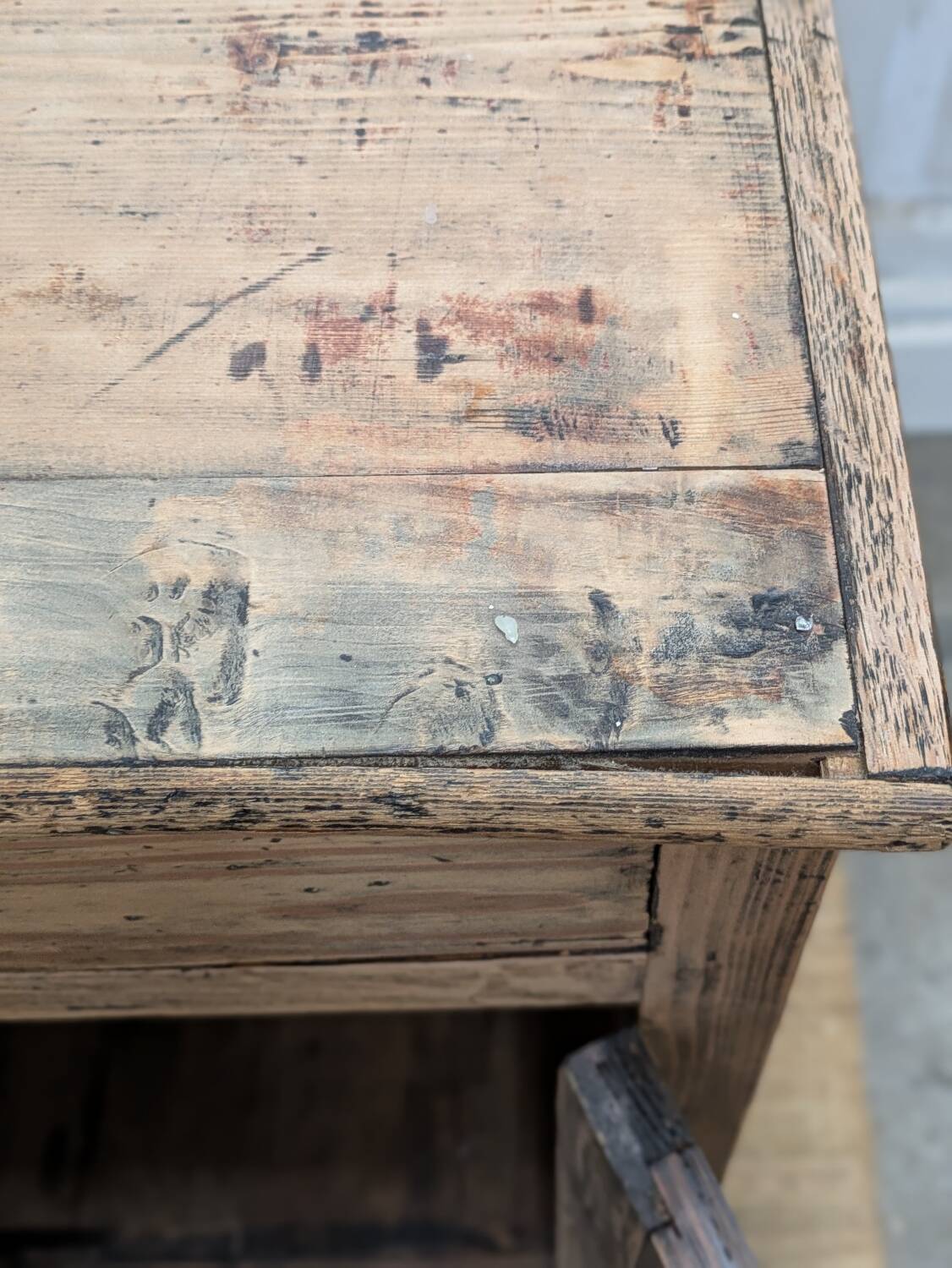 Small patinated buffet