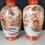 Pair of japanese porcelain vases