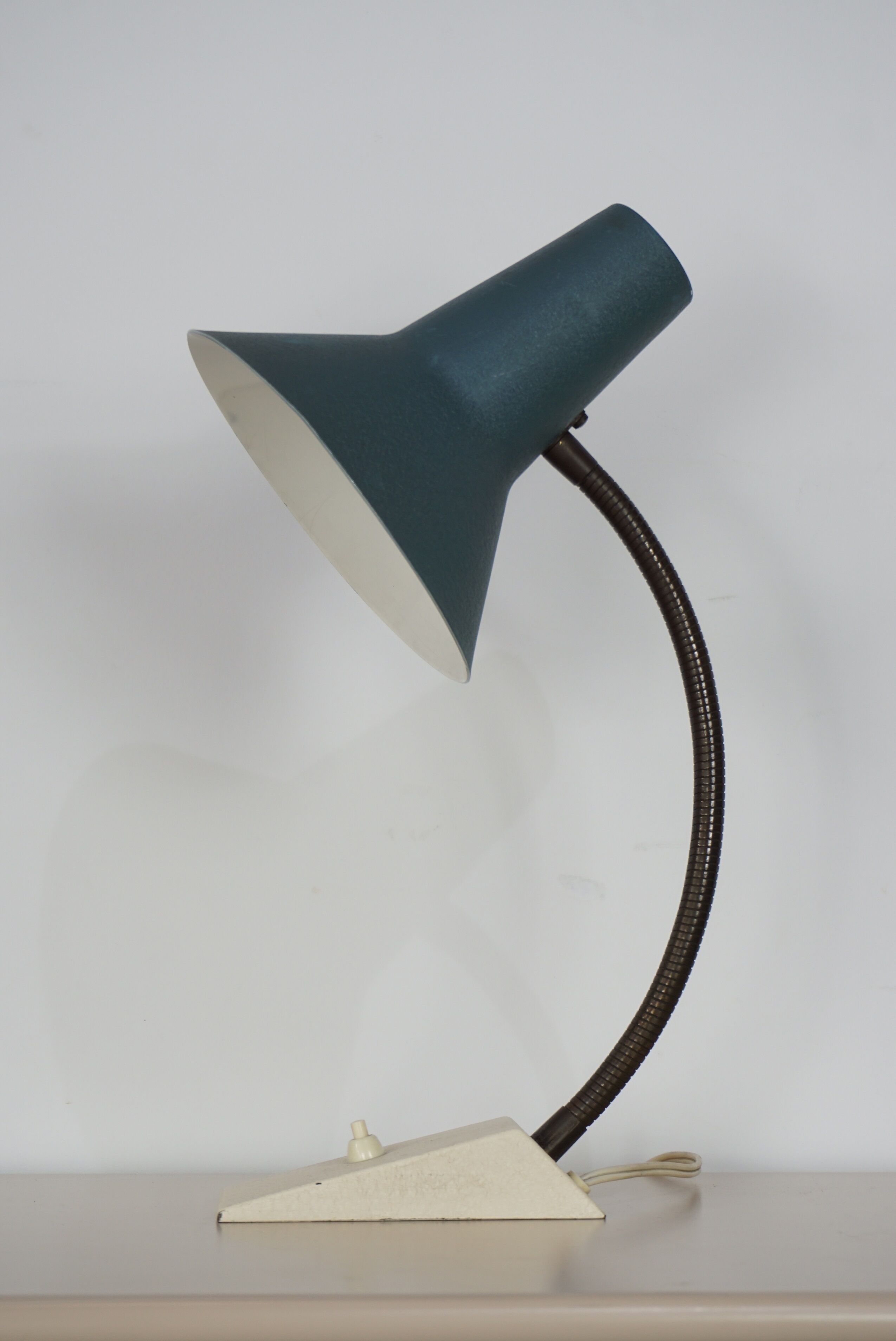 50s articulated lamp in metal