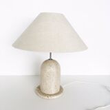 Table lamp travertine, 1970s
