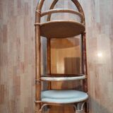 Servant - vintage bamboo stool