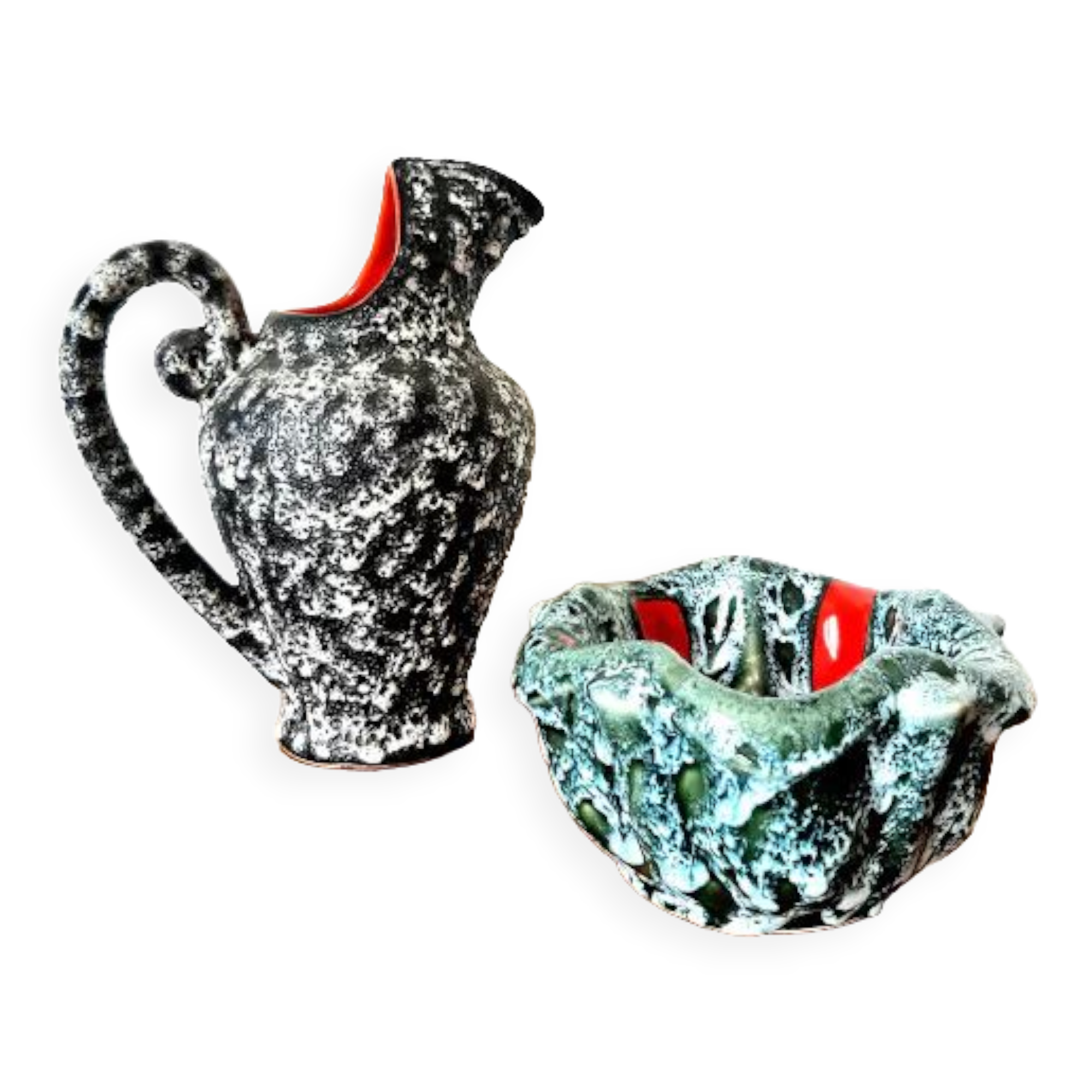 Ceramic pitcher Musarra Mabyjo's Vallauris 1970