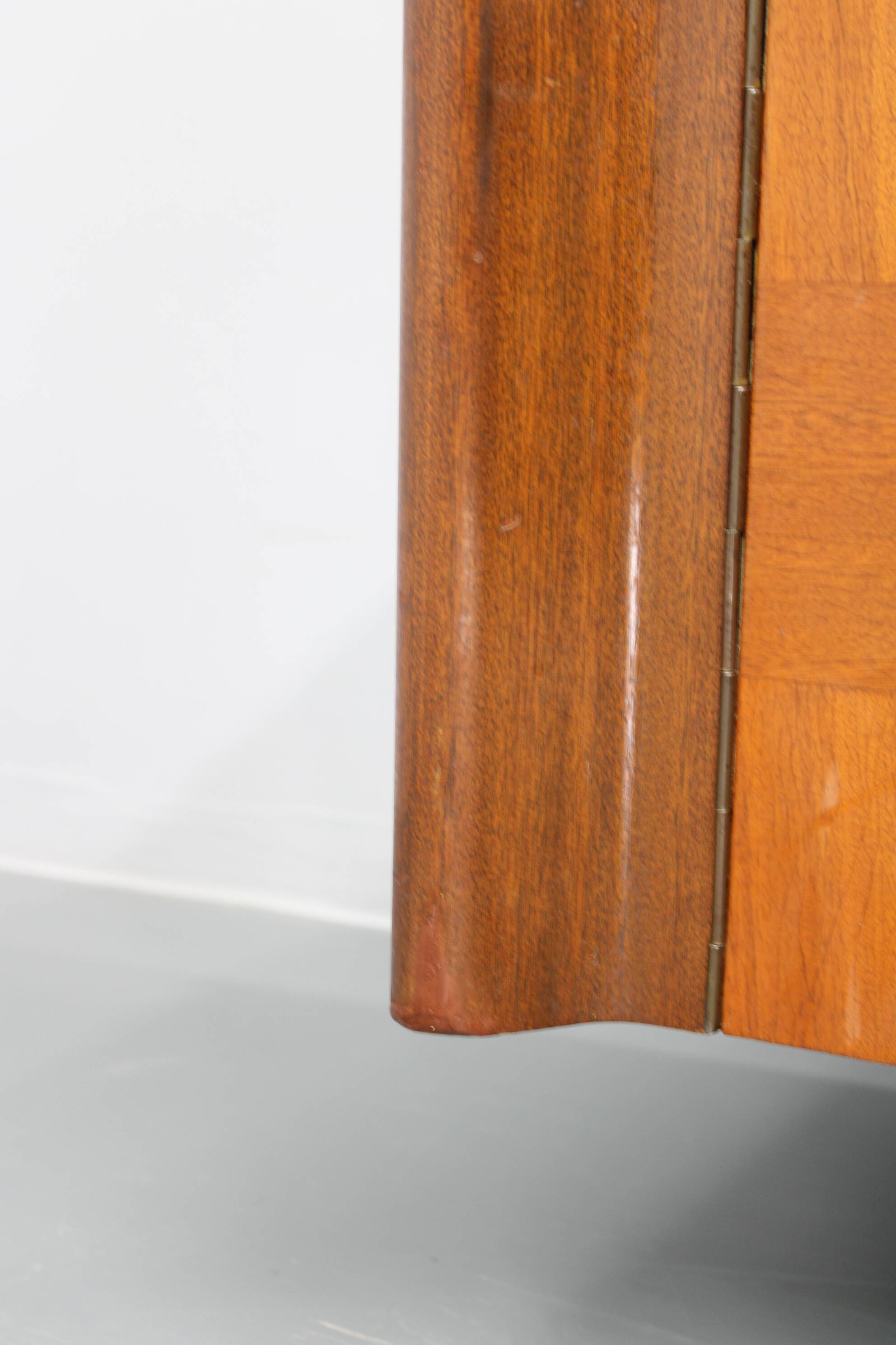 1940s Jindrich Halabala Mirror Cabinet ,Czechoslovakia