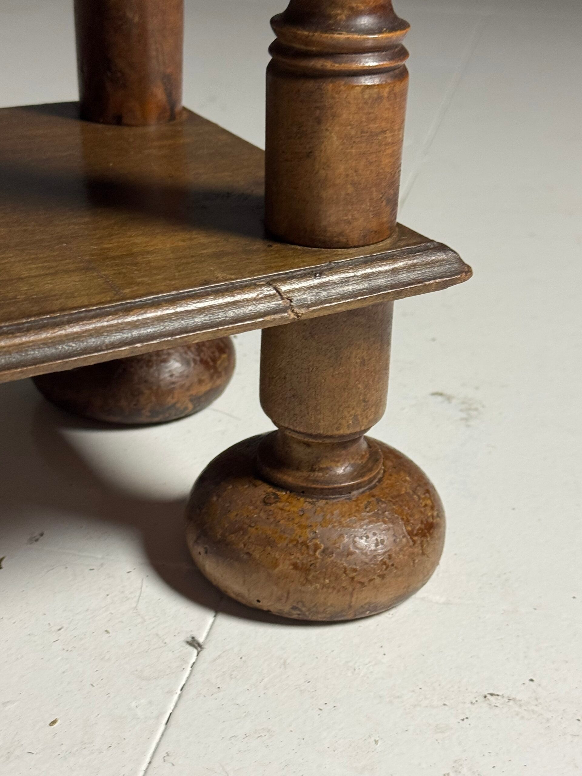 Bobbin bookcase French antique