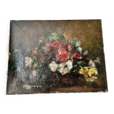 Old painting oil on canvas still life