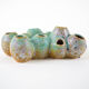 Ceramic vase – flower frog, Danish design, 1960s, made in Denmark