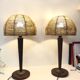 Paire lampe unilux en corde, 1970