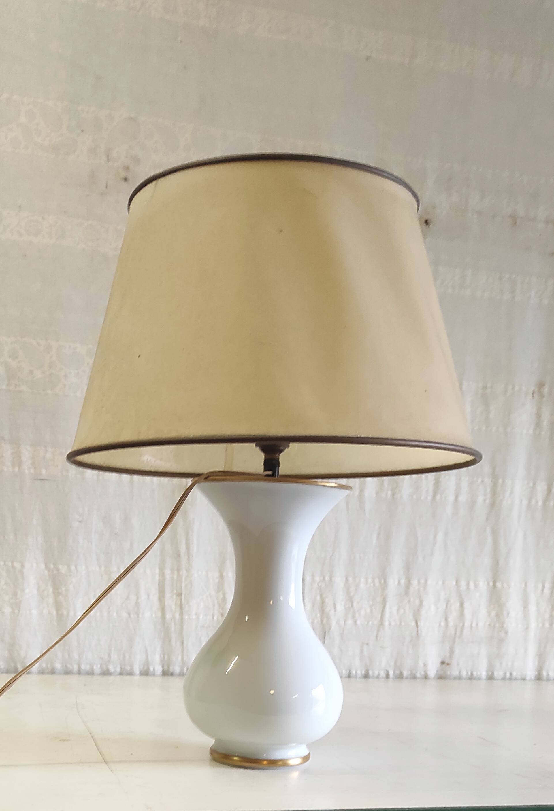 Lamp base in opaline style 19th century