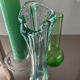 Trio of vintage vases in glass paste and crystal