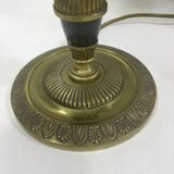 Lampe bouillotte empire à deux lumières