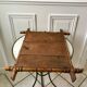 Wooden barber mirror style bamboo years 1920-1930 53 x 67 cm