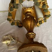 Vintage wooden table lamp