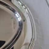 Christofle Galia presentation tray in double-coated silver-plated metal